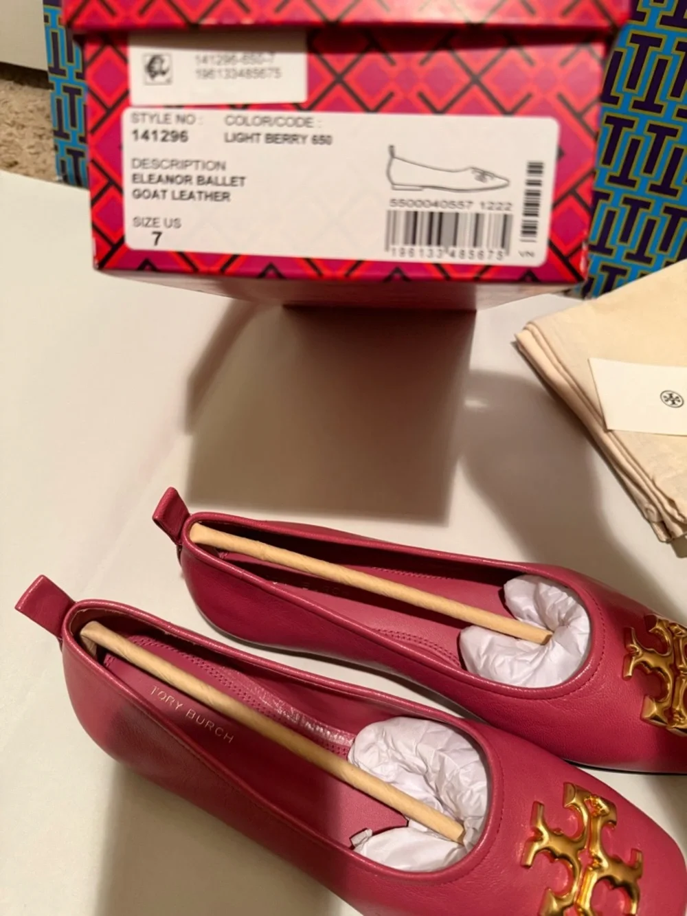 Tory Burch Eleanor Ballet Flats